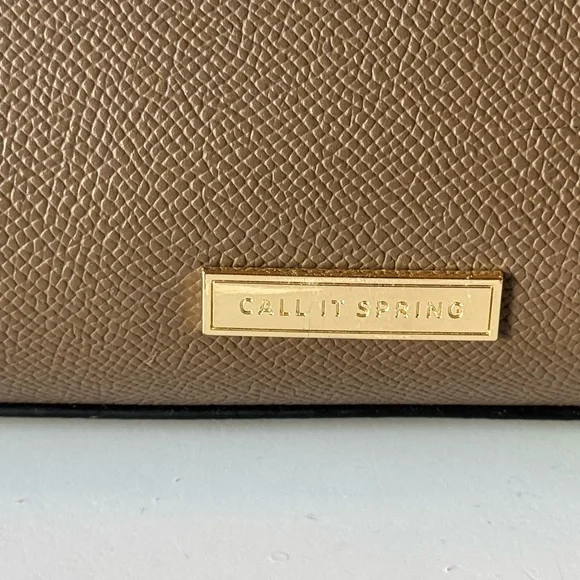 Elegant Call It Spring Tan Handbag Shoulder Bag Women’s Purse MINTY - Picture 13 of 13